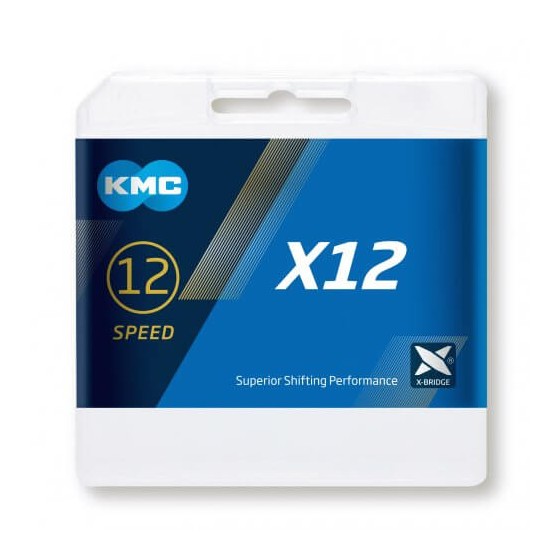 KMC X12 Silver/Black 126 Links